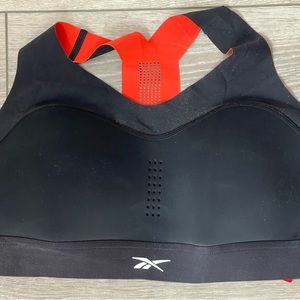 REEBOK PUREMOVE RACERBACK BLACK SPORTS BRA   SIZE LARGE NWT